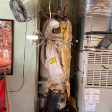 Old Leaking Water Heater Replaced With New Water Heater Stockton, CA 1